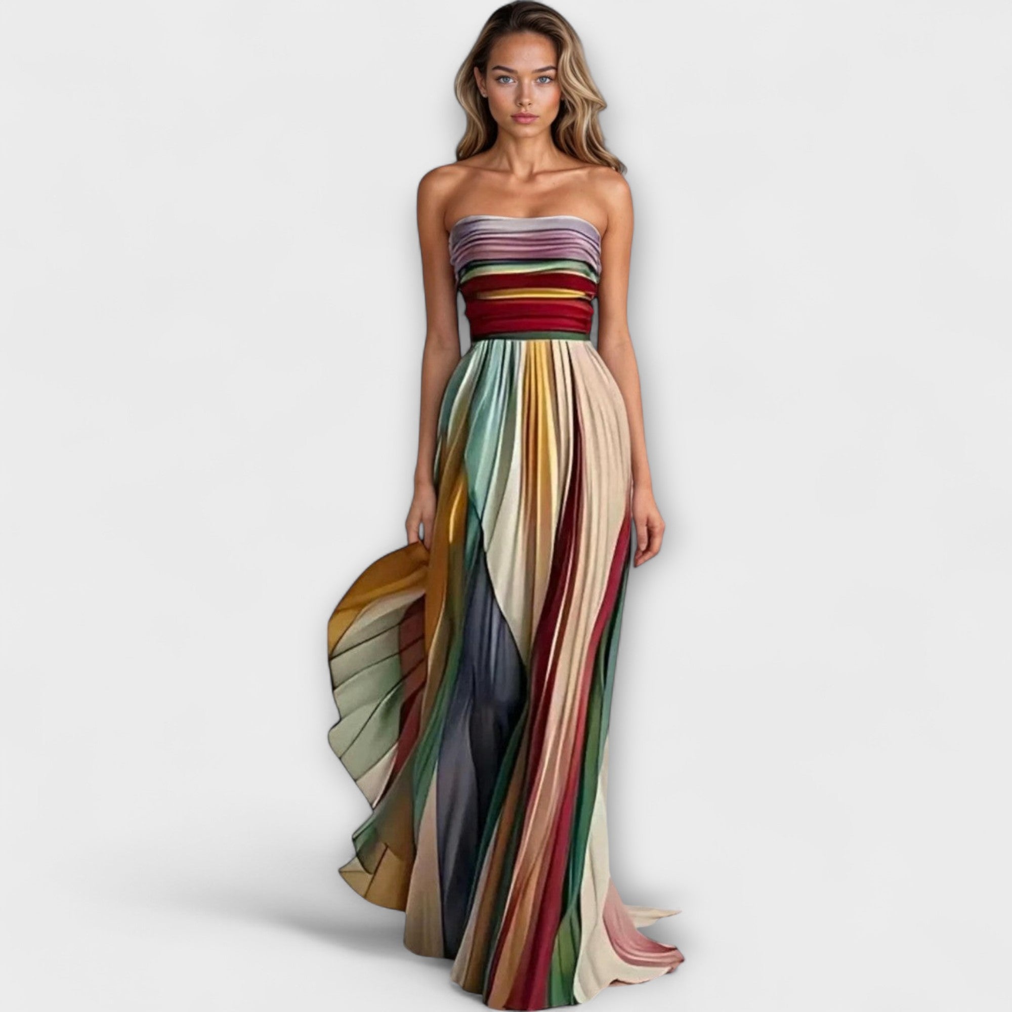 Maribella™ Sunset Stripe Dress