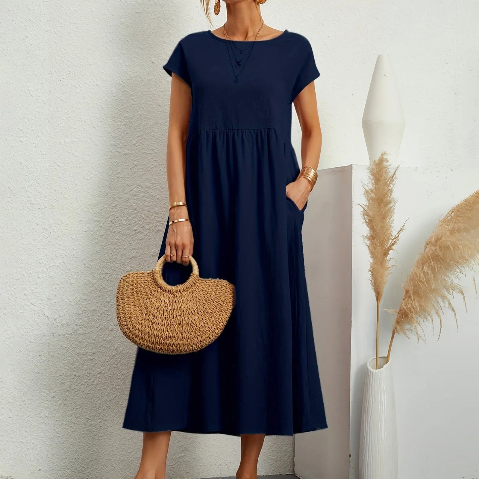 Orla™ Soft Drape Pocket Dress