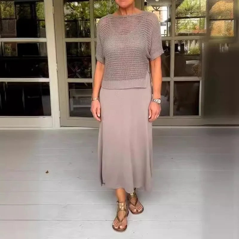 Seravine™ Layered Midi Dress