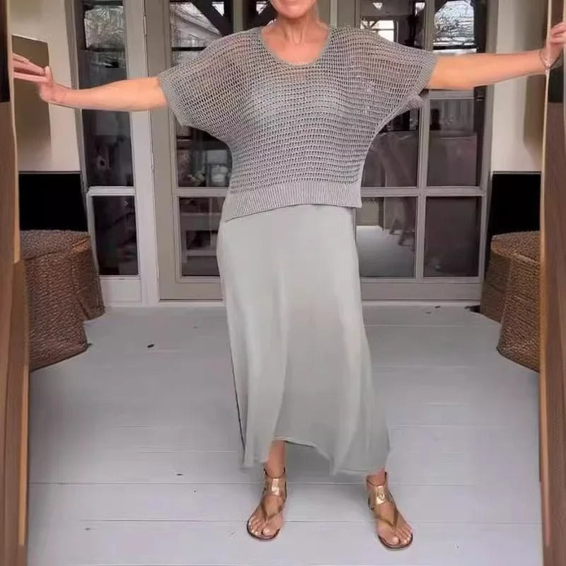 Seravine™ Layered Midi Dress