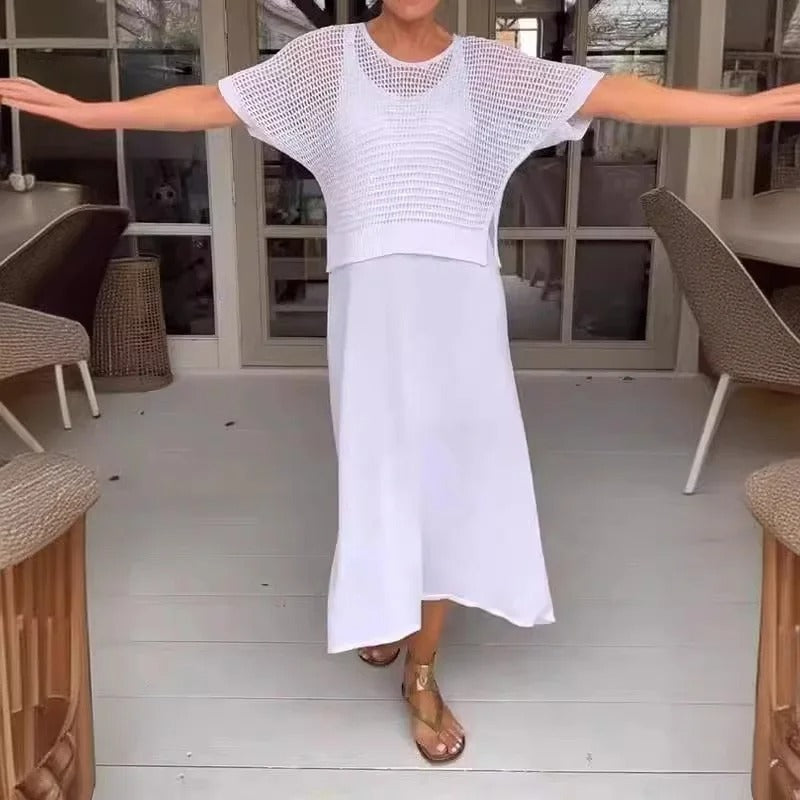 Seravine™ Layered Midi Dress