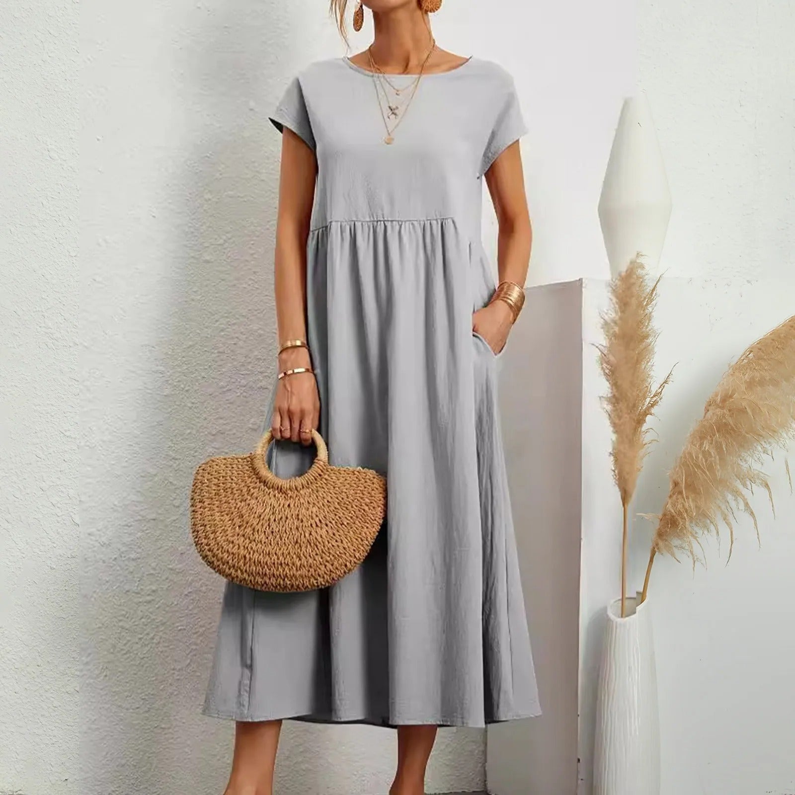 Orla™ Soft Drape Pocket Dress