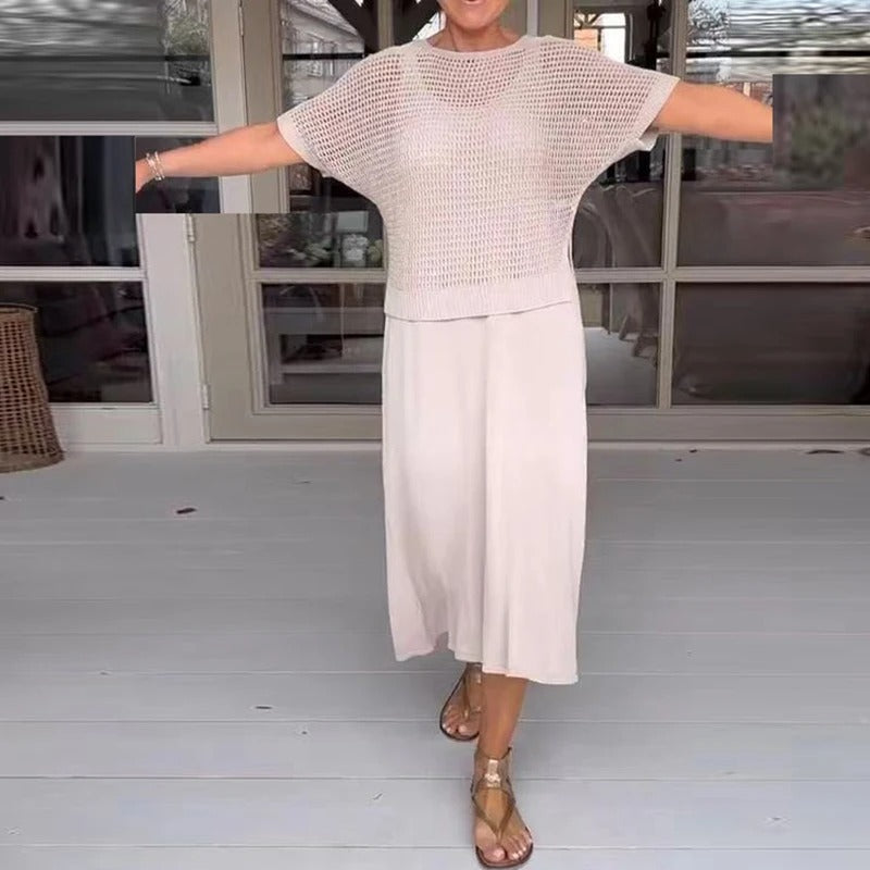 Seravine™ Layered Midi Dress