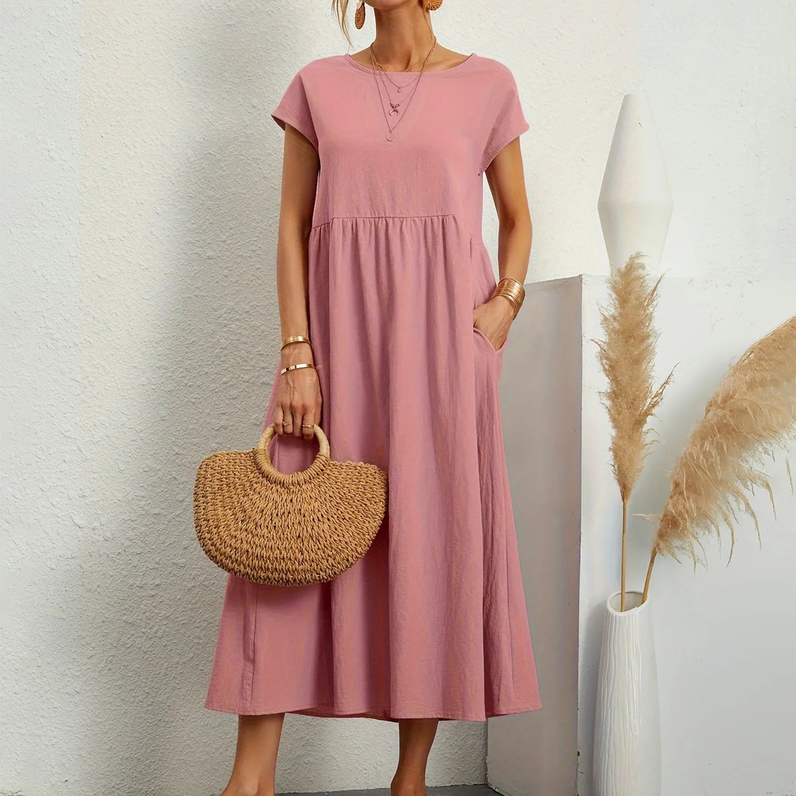 Orla™ Soft Drape Pocket Dress