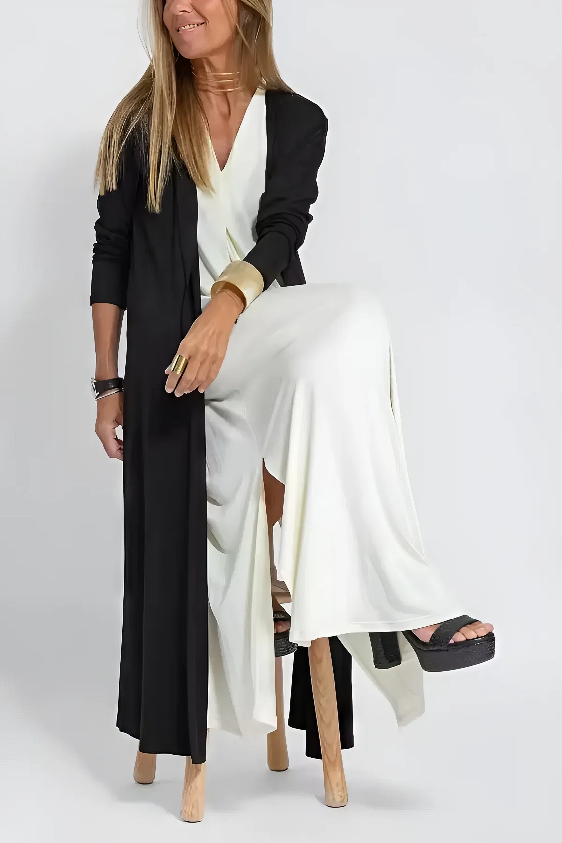 Lunessa™ Sleeveless Drape Dress