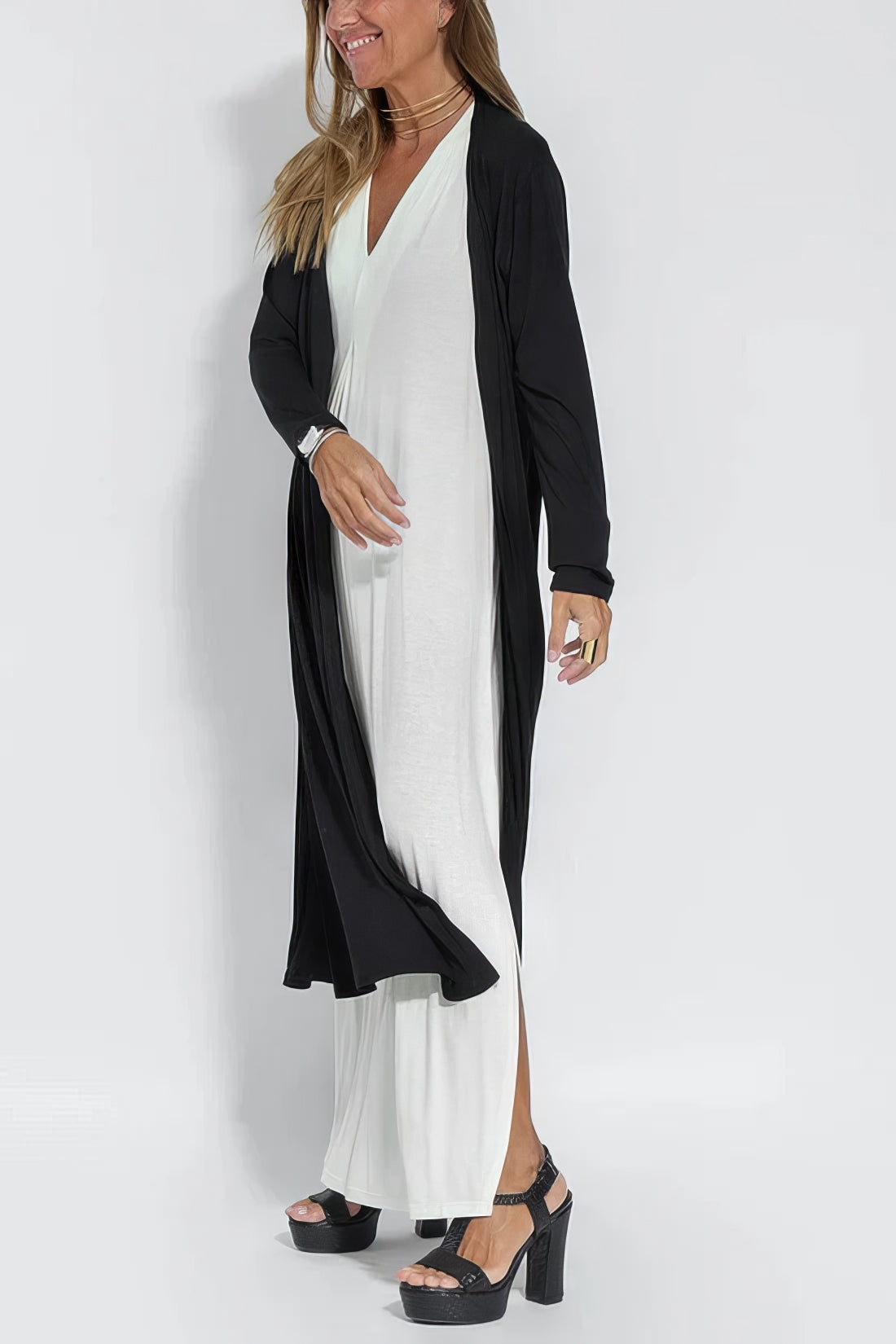 Lunessa™ Sleeveless Drape Dress