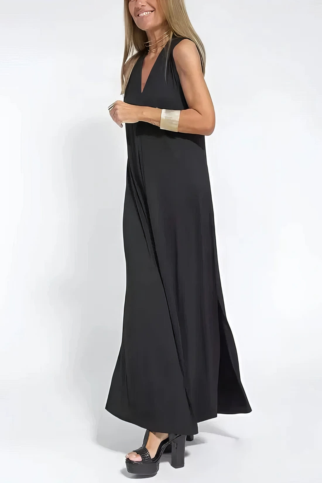 Lunessa™ Sleeveless Drape Dress