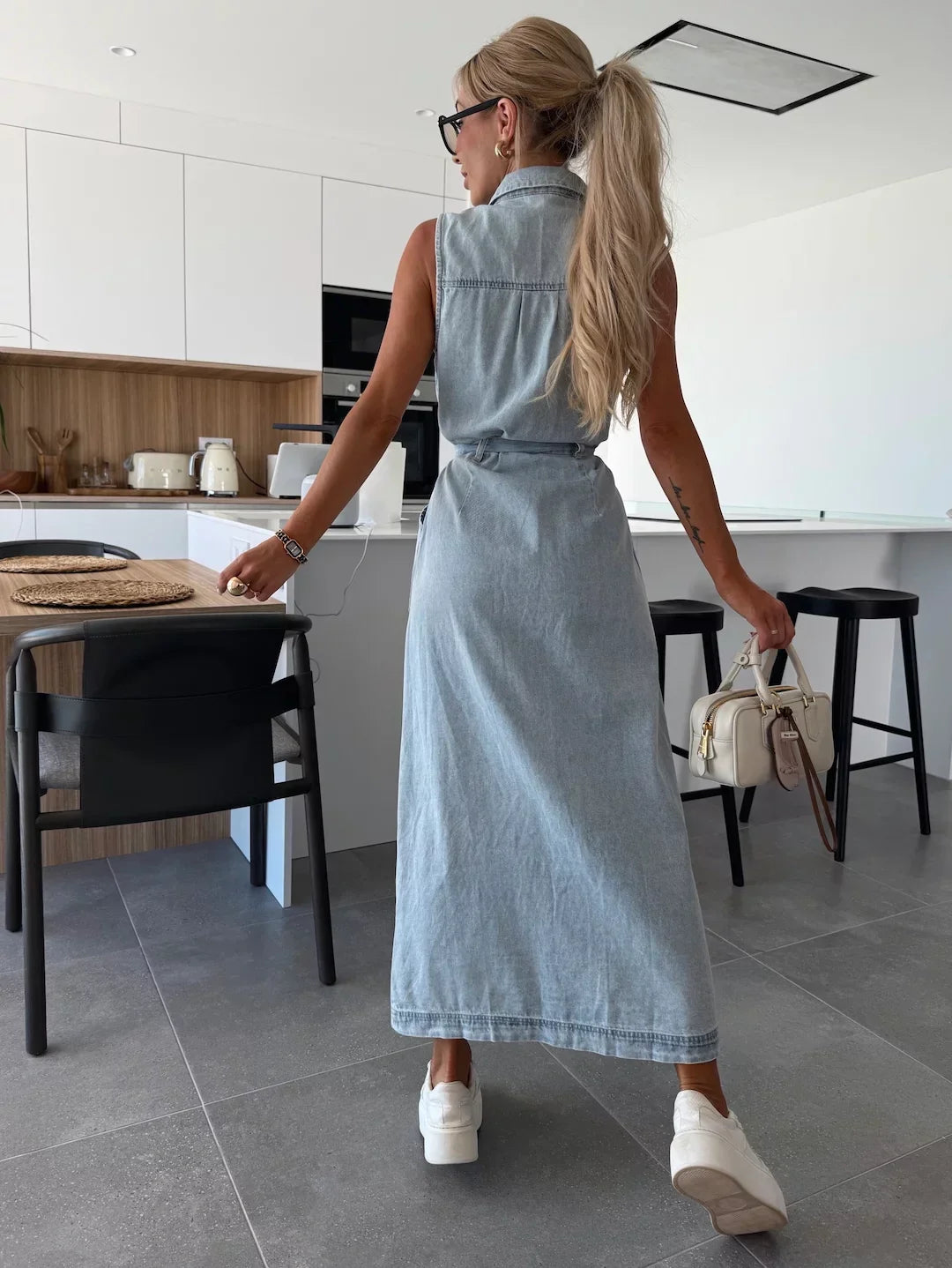 Danvera™ Button-Up Midi Dress