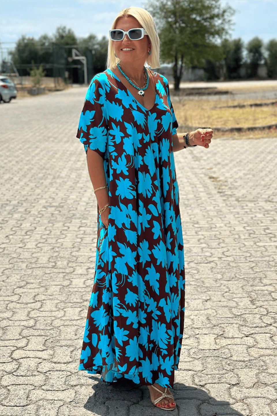 Lunara™ Floral Maxi Dress