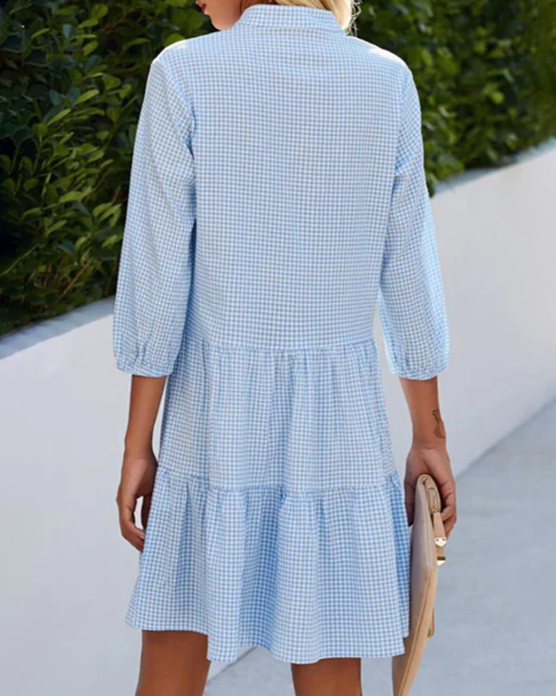 Elspeth™ Tiered Shirt Dress
