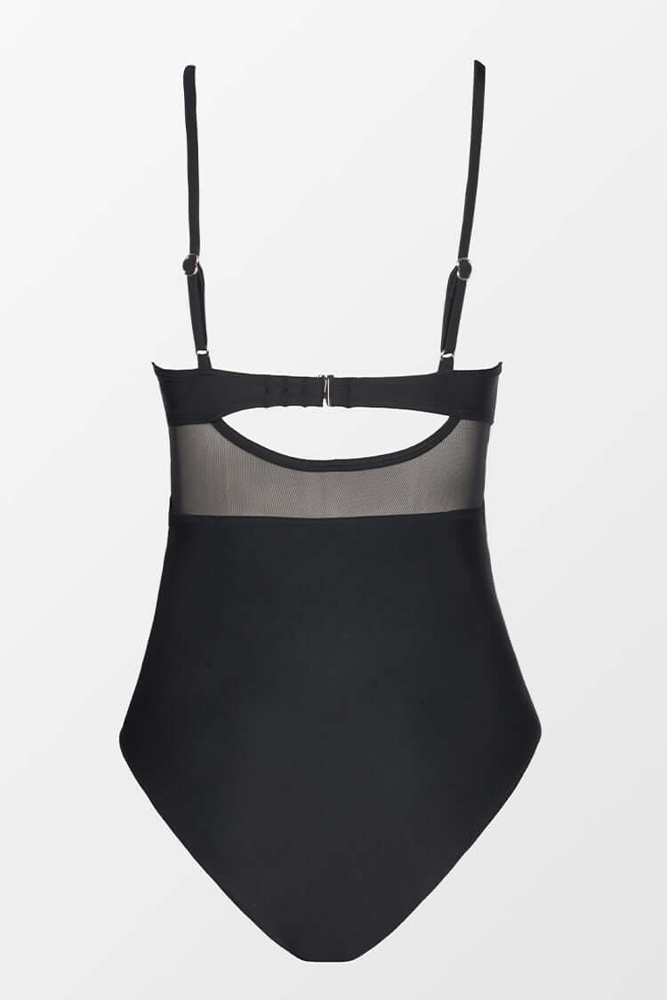 Lilia | One-Piece Swimsuit with Shaping Transparencies