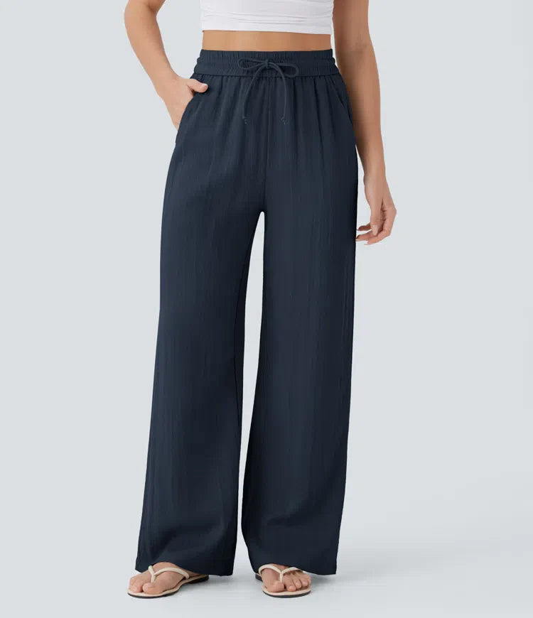 Cameron | Comfortable & Lightweight Linen Trousers with Elegant Legs