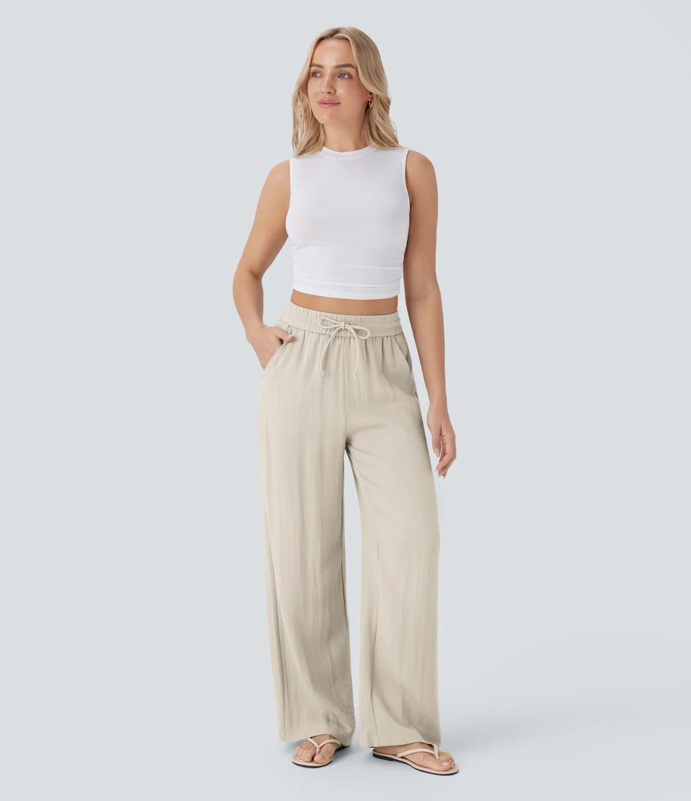 Cameron | Comfortable & Lightweight Linen Trousers with Elegant Legs