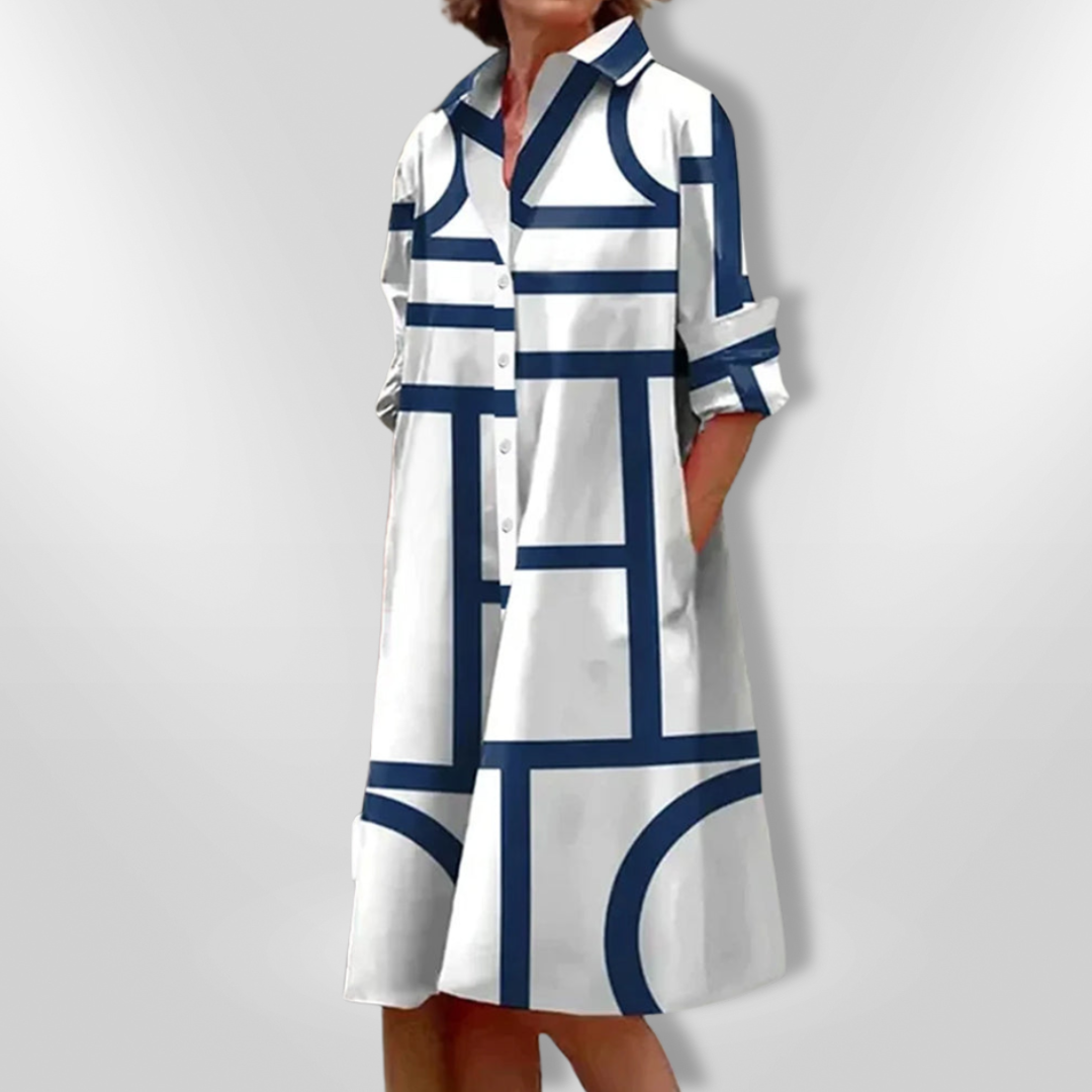 PAIGE™ Geo Shirt Dress