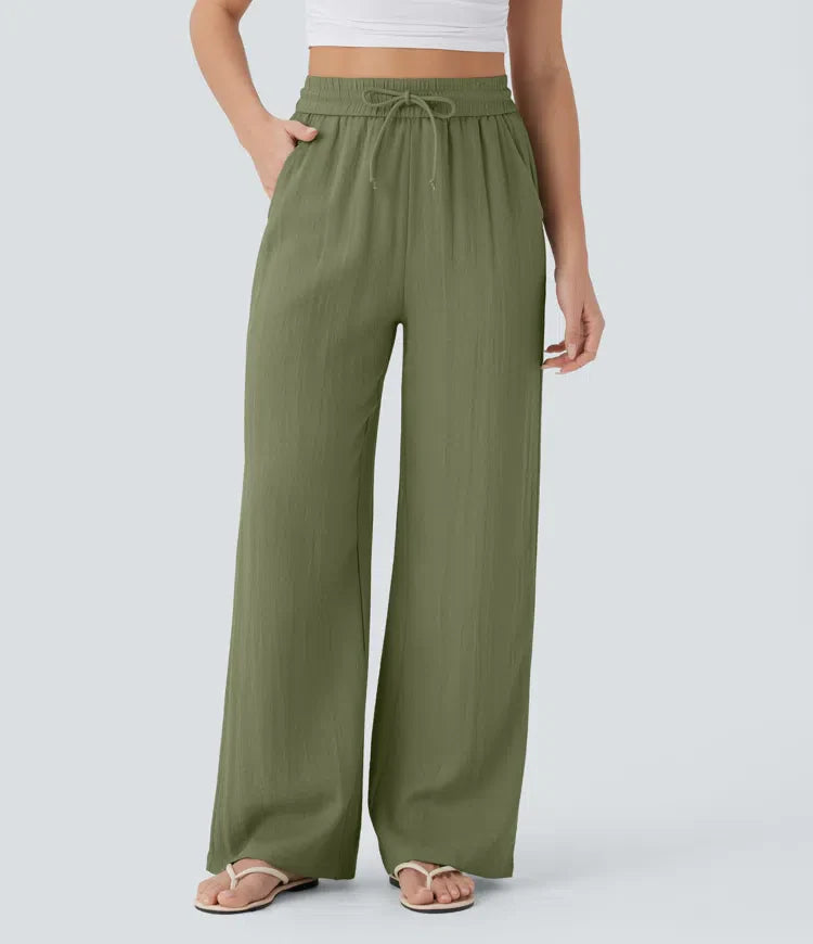 Cameron | Comfortable & Lightweight Linen Trousers with Elegant Legs