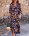 Florine™ Buttoned Blossom Midi