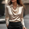 Adele™ Draped Collar Blouse