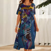 Arlena™ Abstract Print Midi Dress
