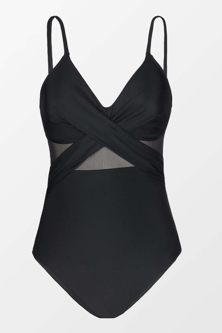 Lilia | One-Piece Swimsuit with Shaping Transparencies