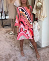Vibrara™ Abstract Shift Dress
