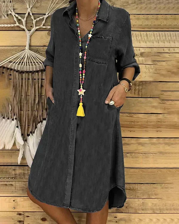 Everly™ Denim Shirt Dress