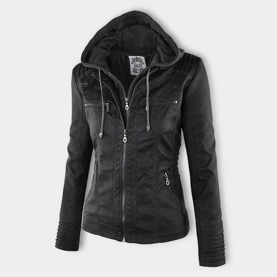 Lexi - Leather Biker Jacket