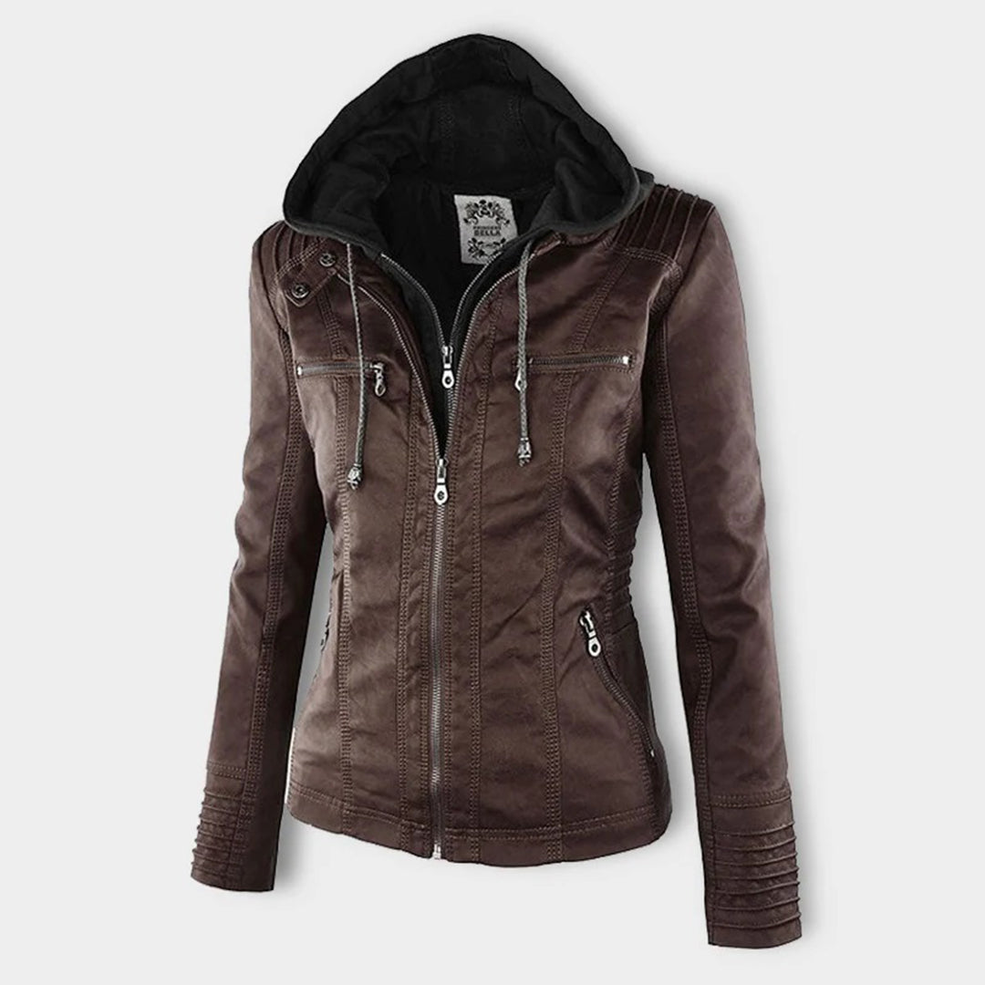 Lexi - Leather Biker Jacket