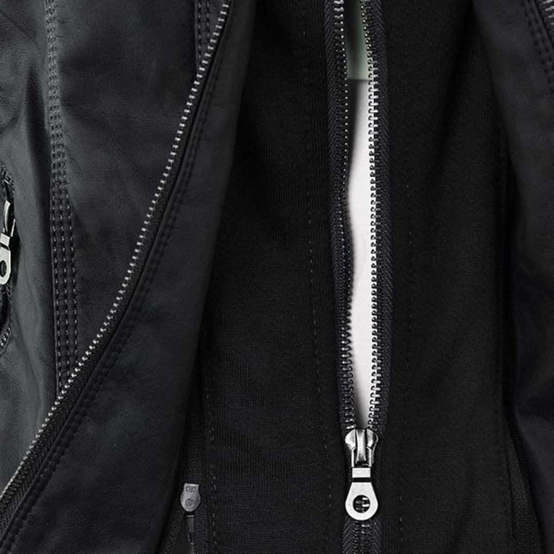 Lexi - Leather Biker Jacket