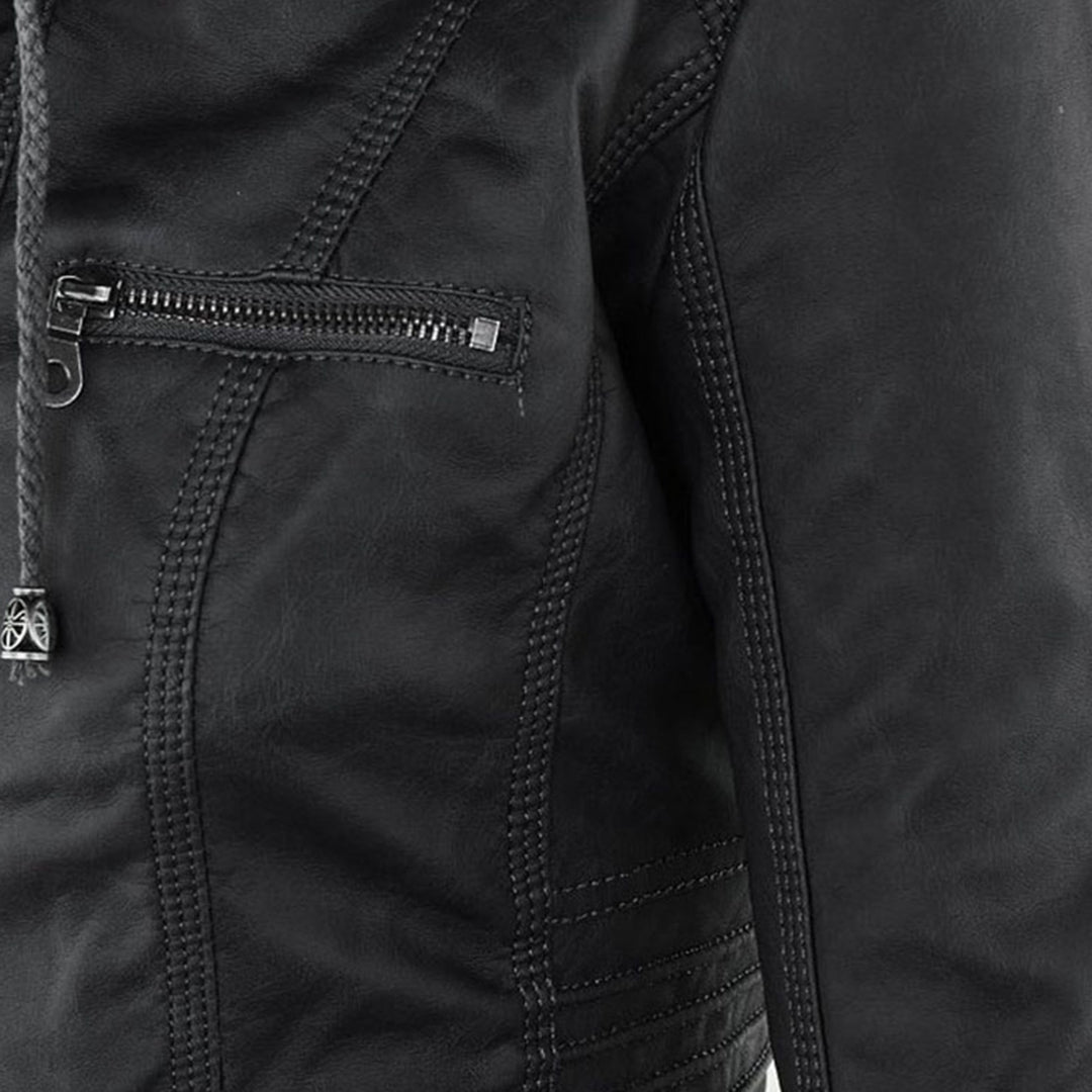 Lexi - Leather Biker Jacket