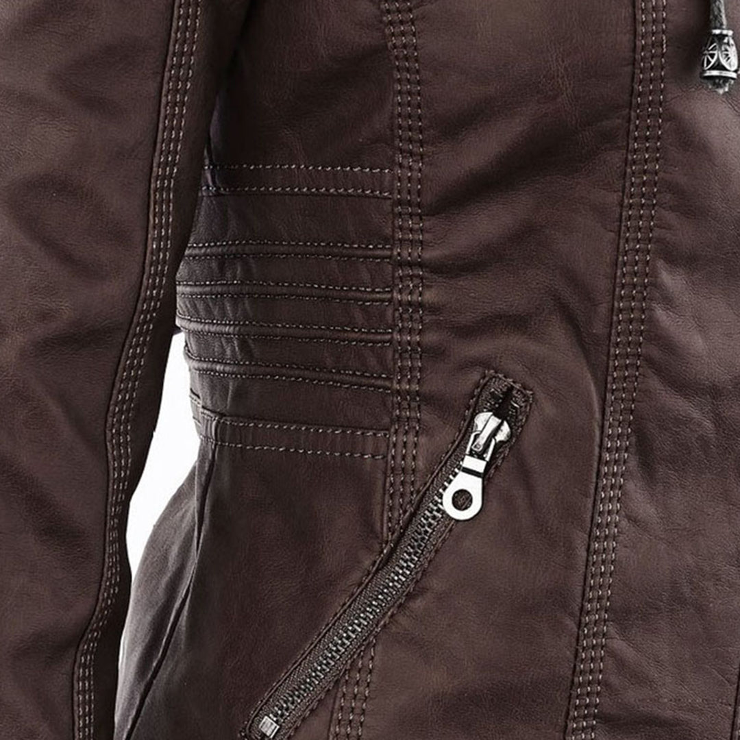 Lexi - Leather Biker Jacket