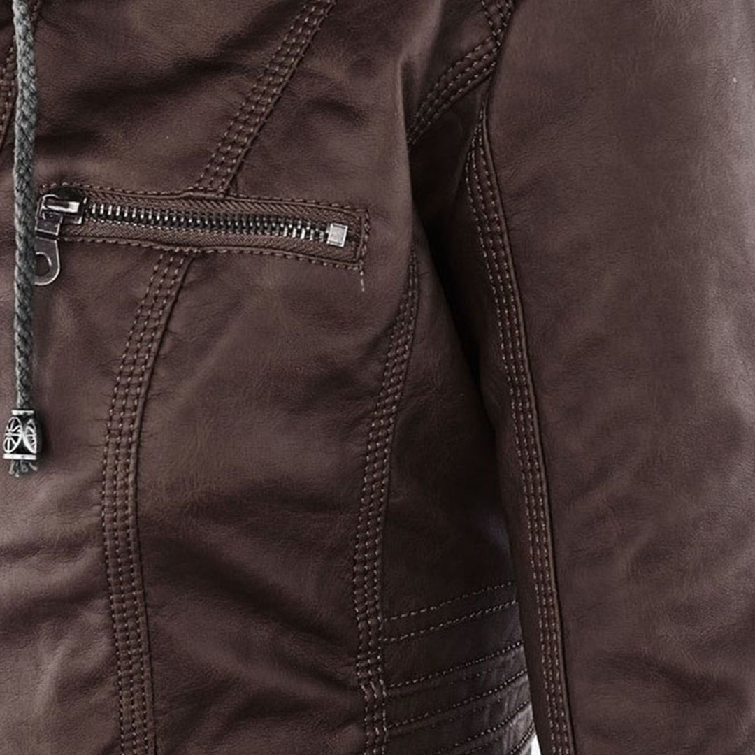 Lexi - Leather Biker Jacket