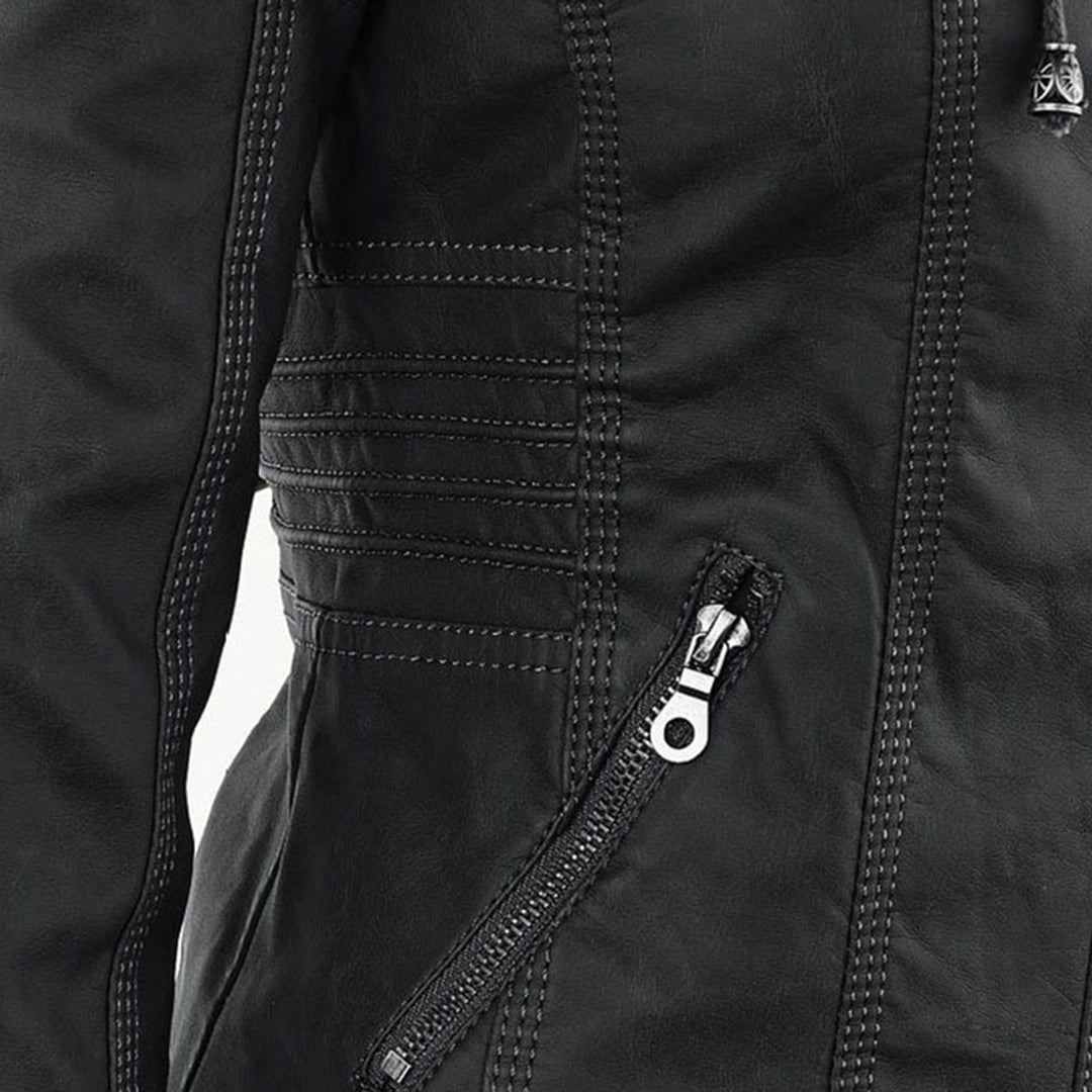 Lexi - Leather Biker Jacket