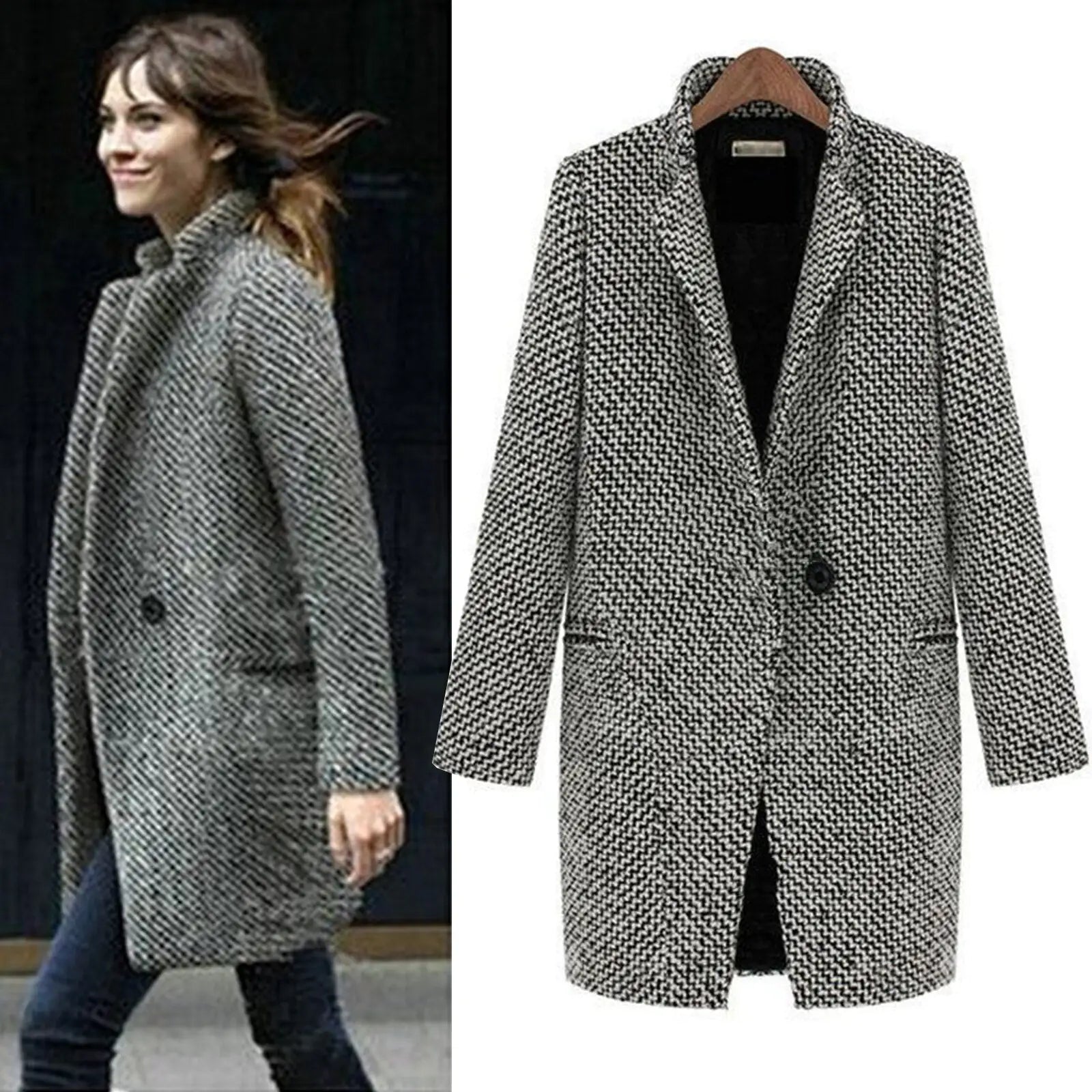 Jessy - Elegant Long Coat