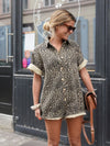 Frankie™ Leopard Button Playsuit