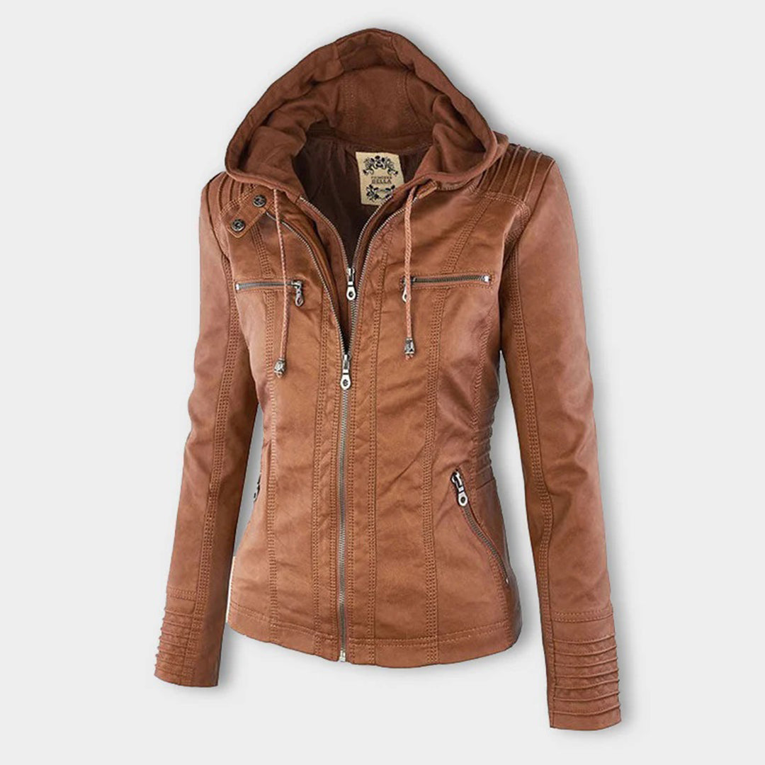 Lexi - Leather Biker Jacket