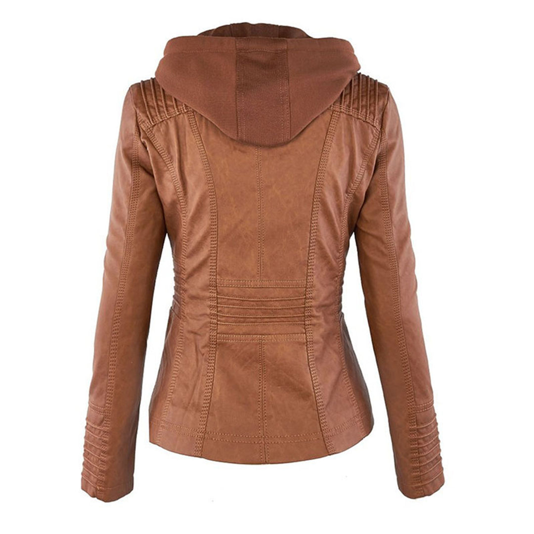 Lexi - Leather Biker Jacket