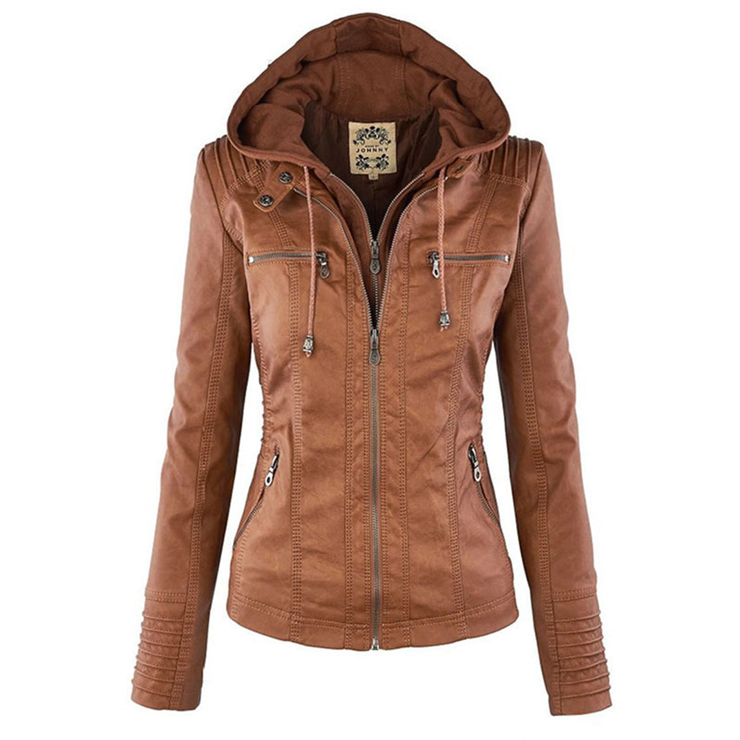 Lexi - Leather Biker Jacket