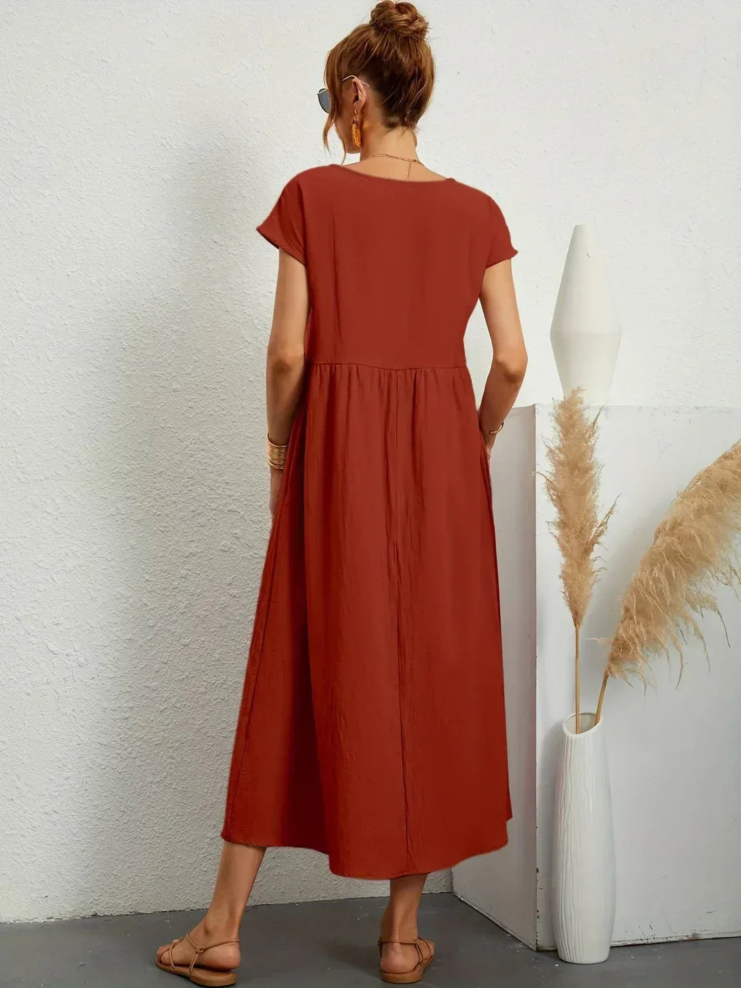 Colette™ Flowy Pocket Midi Dress