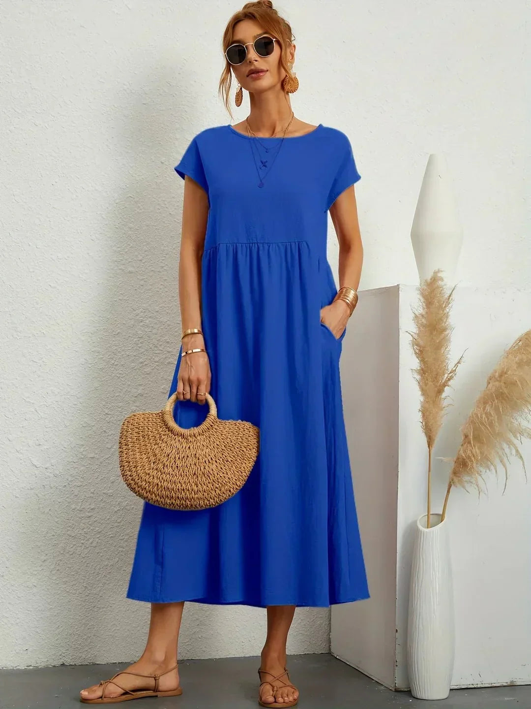 Colette™ Flowy Pocket Midi Dress