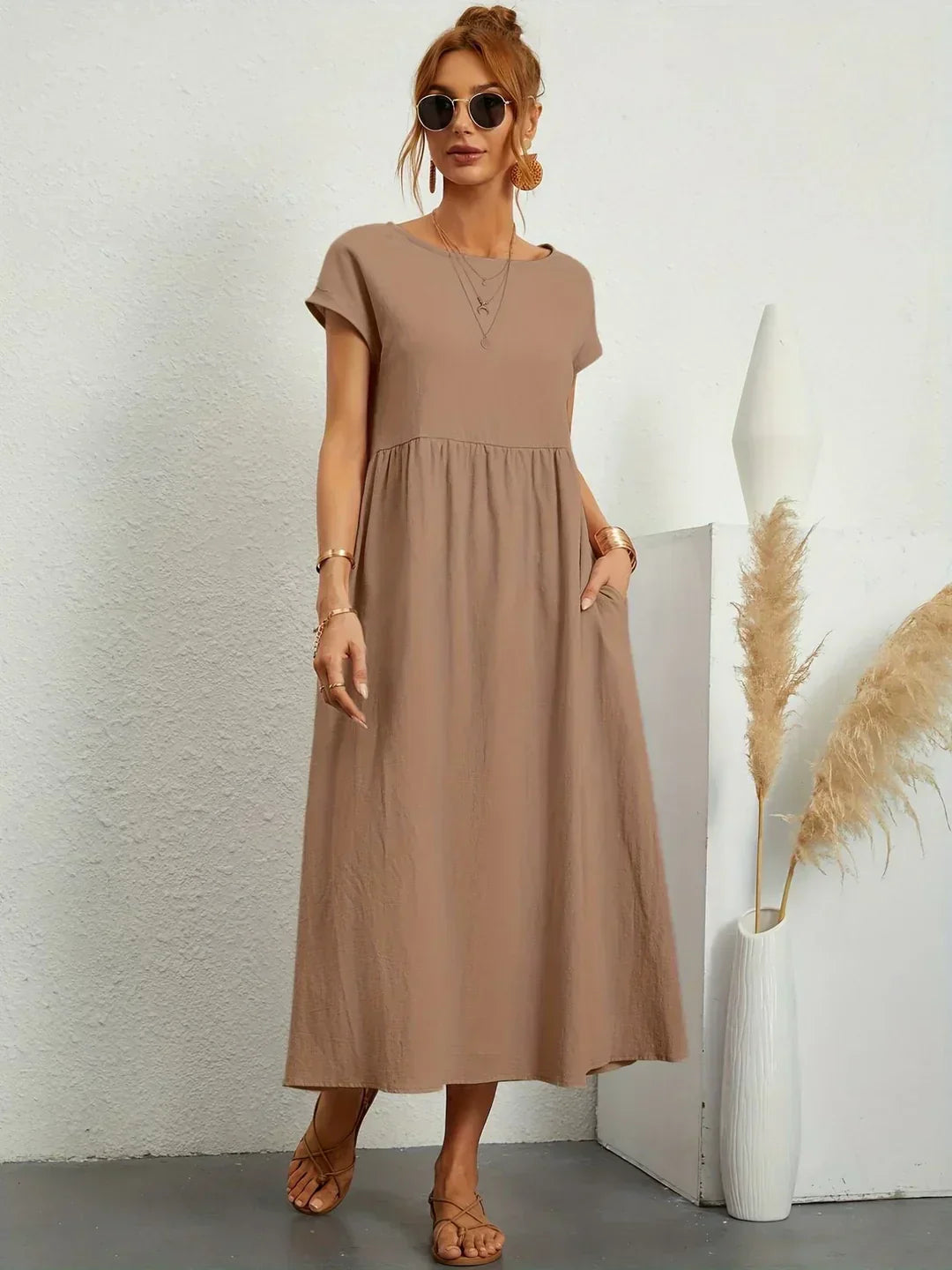 Colette™ Flowy Pocket Midi Dress