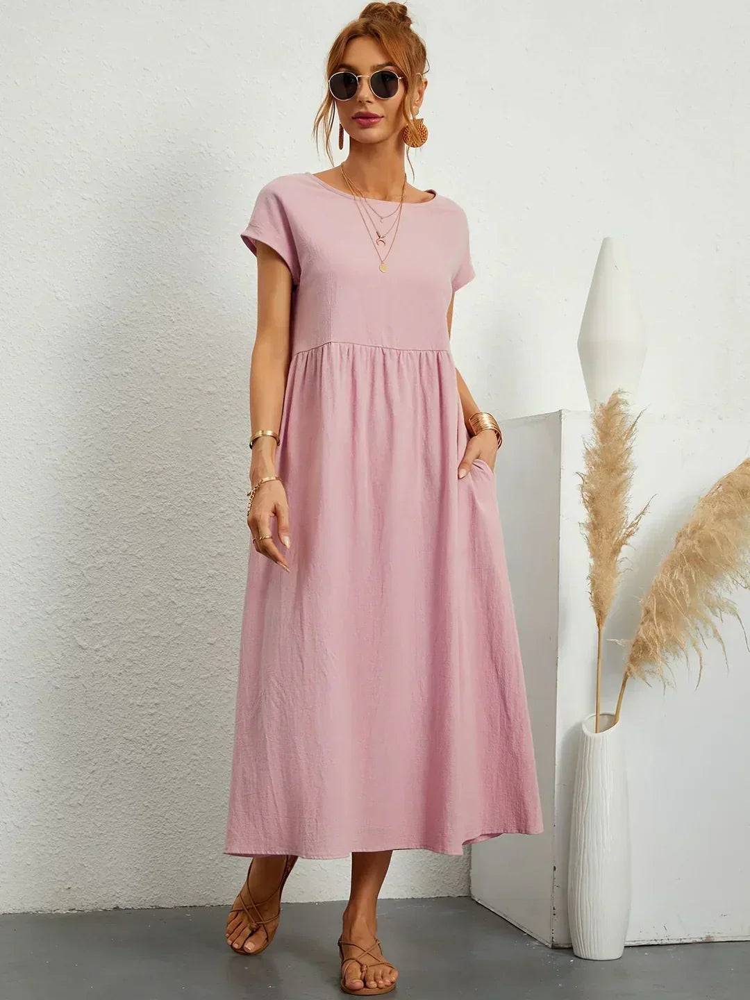 Colette™ Flowy Pocket Midi Dress