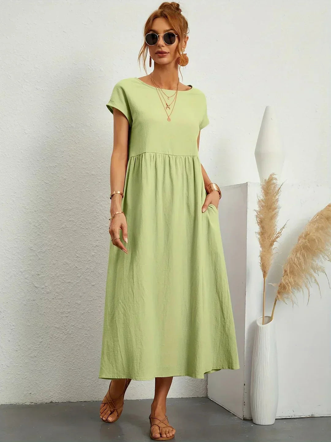 Colette™ Flowy Pocket Midi Dress