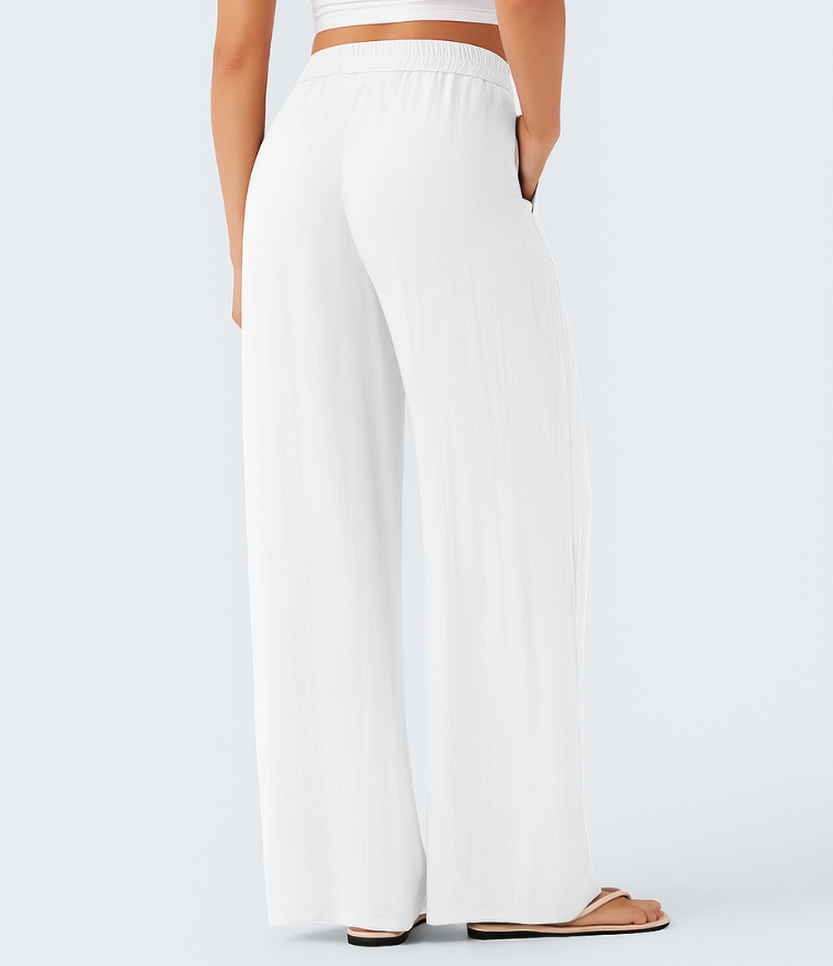 Cameron | Comfortable & Lightweight Linen Trousers with Elegant Legs