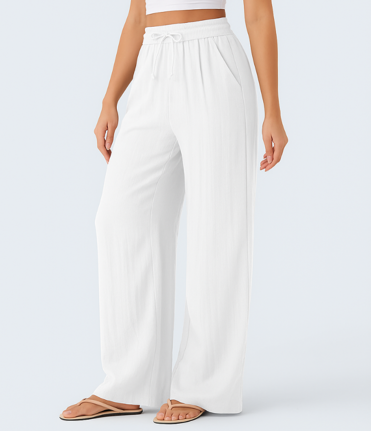 Cameron | Comfortable & Lightweight Linen Trousers with Elegant Legs