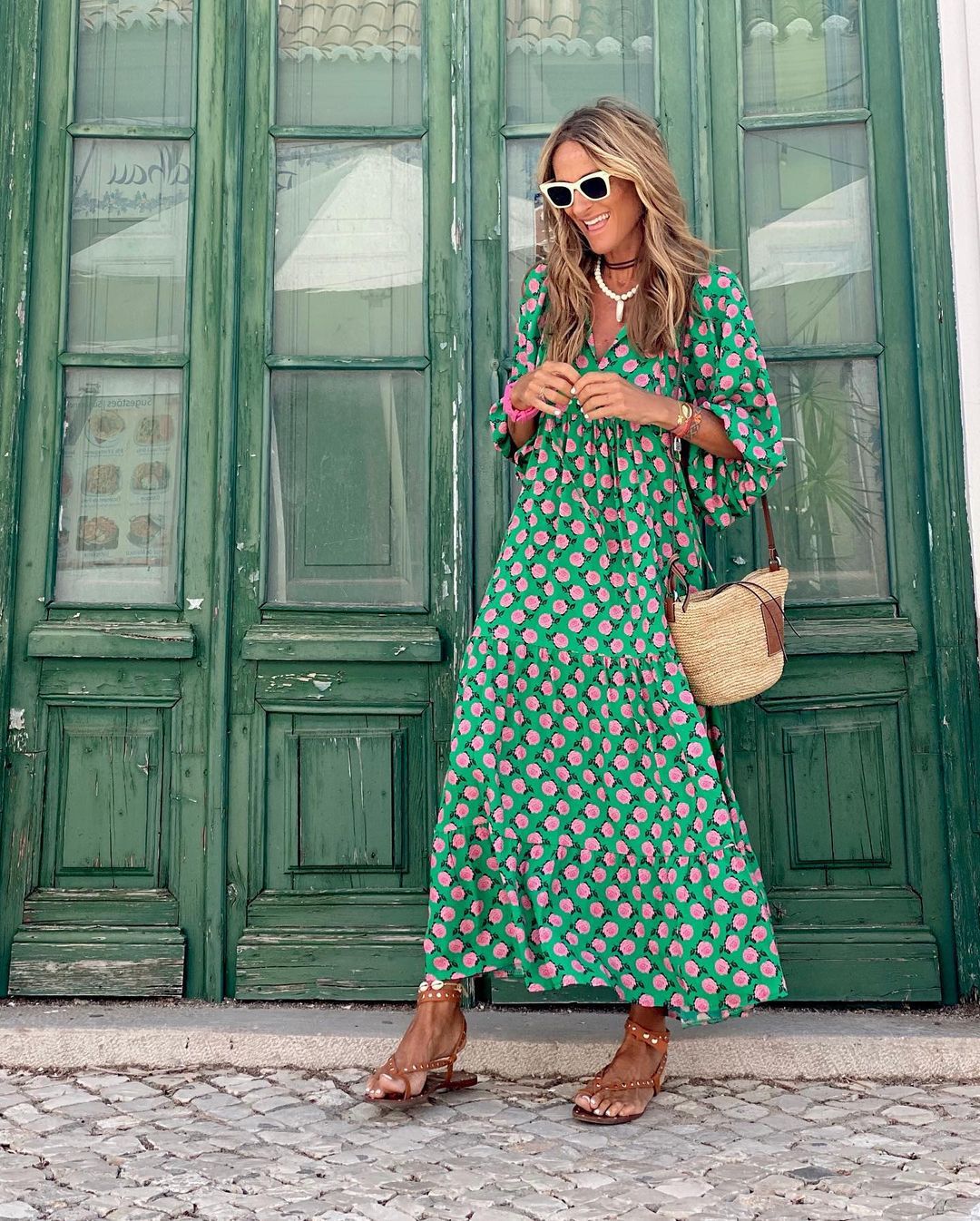 Petalwave™ Flowy Maxi Dress