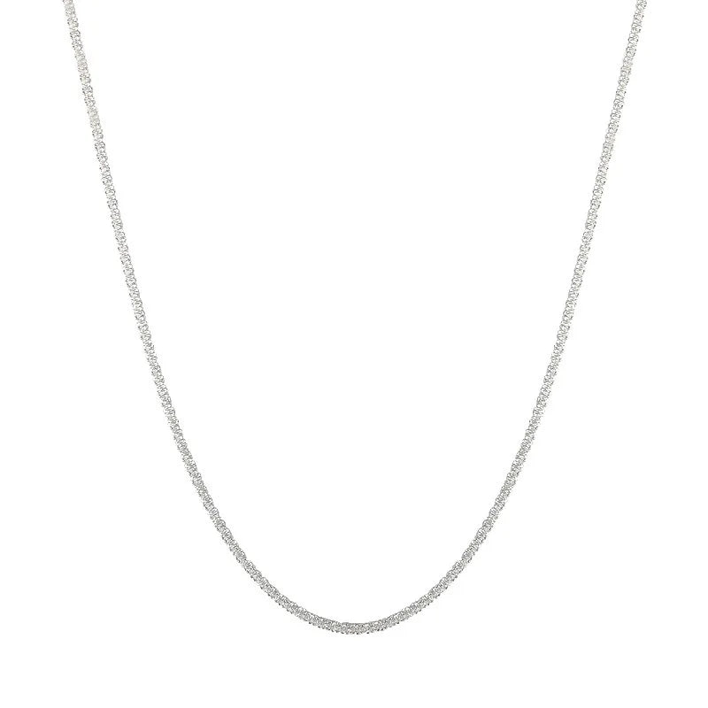 Elise™ Silver Spark Chain and Bracelet Set