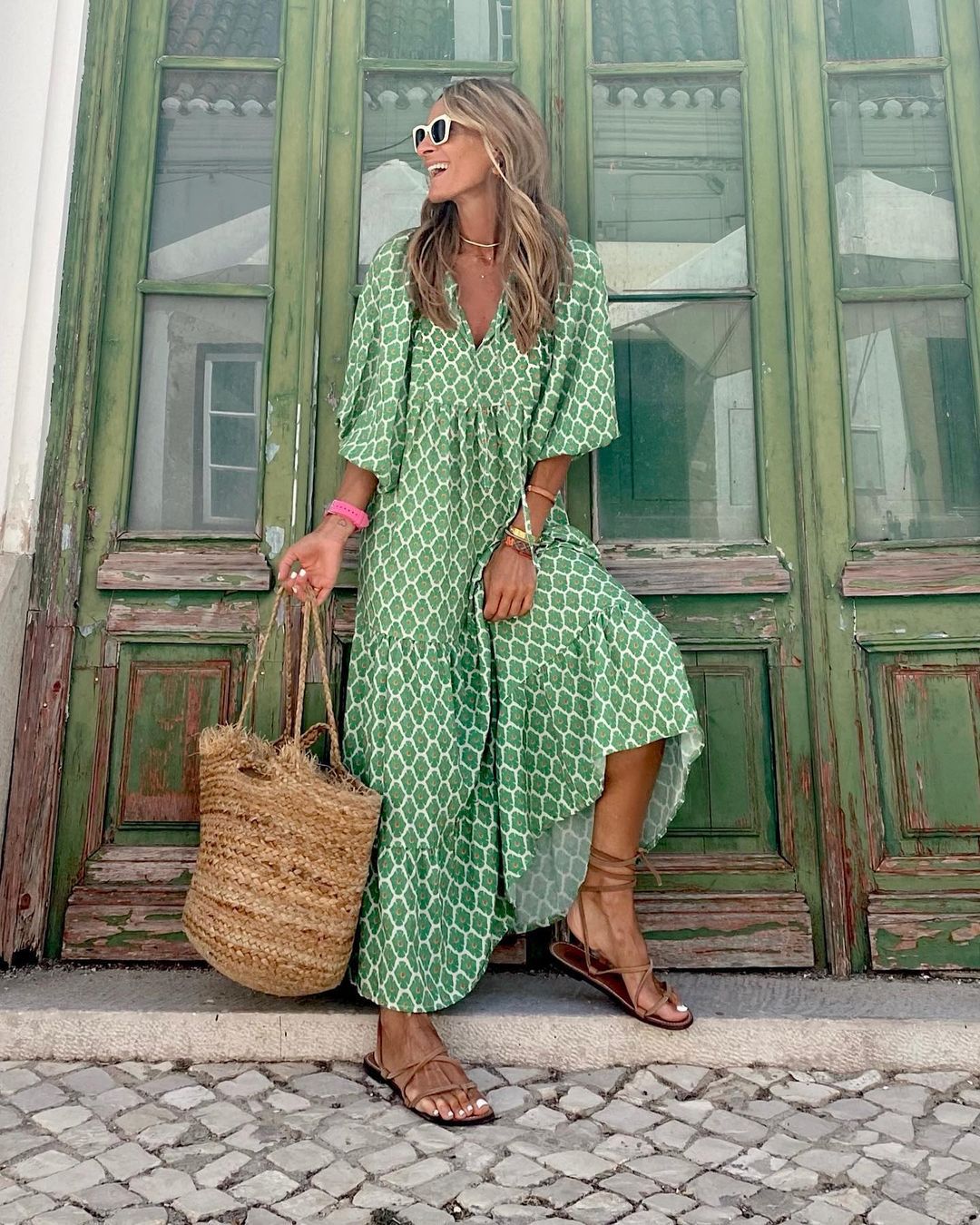 Petalwave™ Flowy Maxi Dress