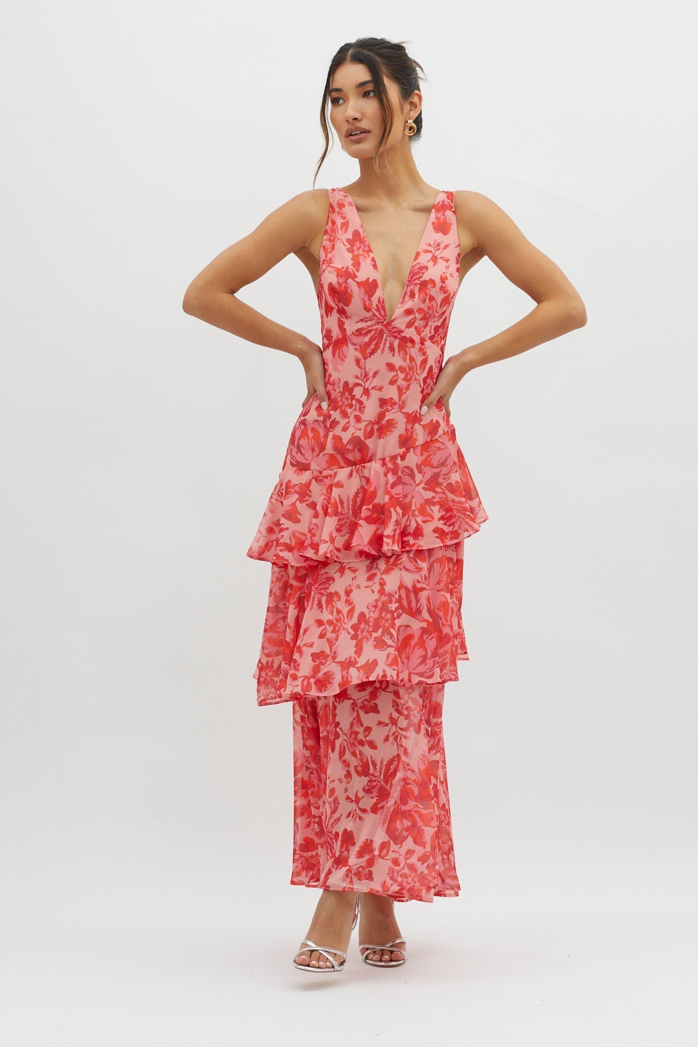 Lynne | Bloom Shift Midi Dress