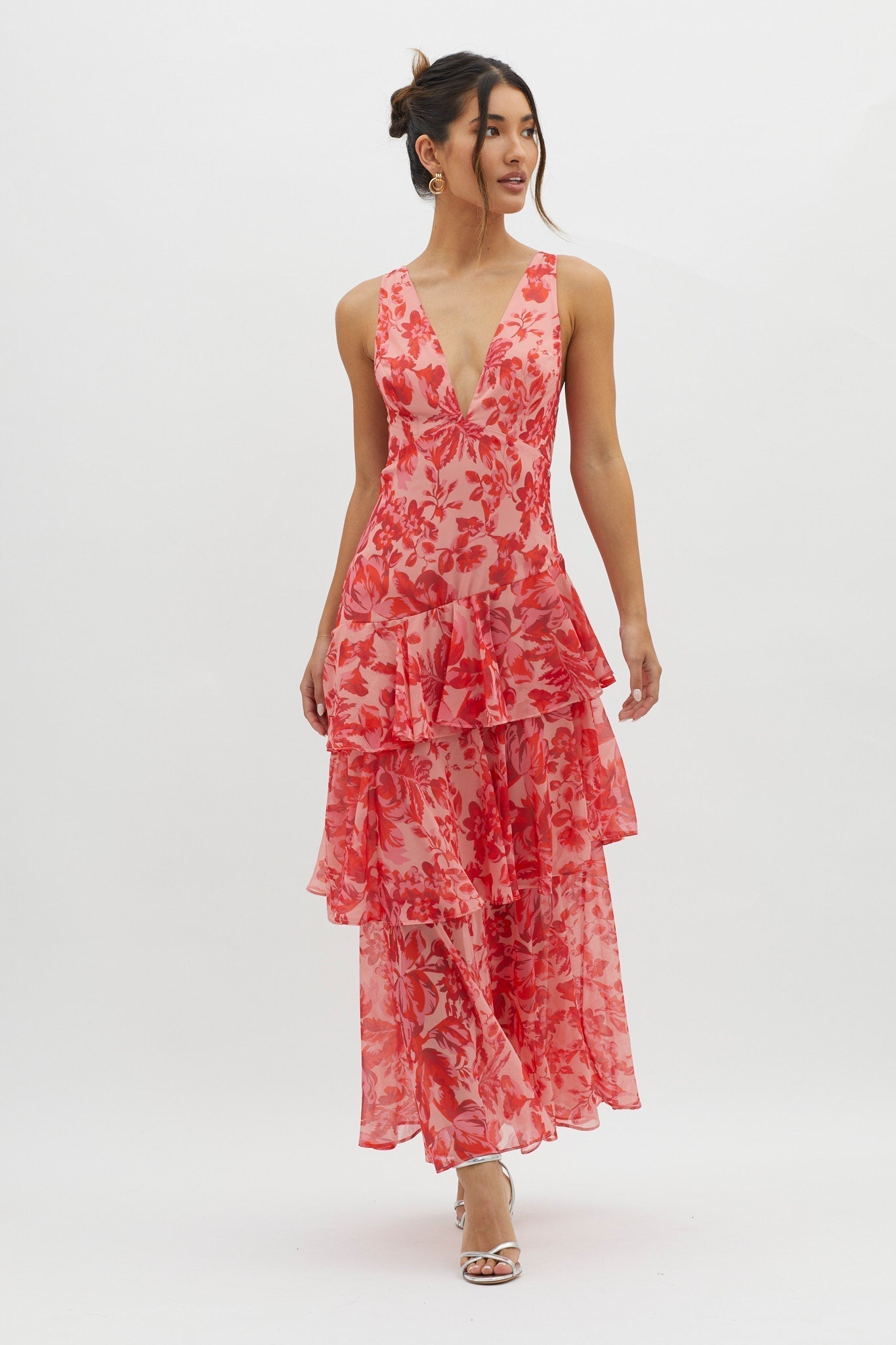 Lynne | Bloom Shift Midi Dress