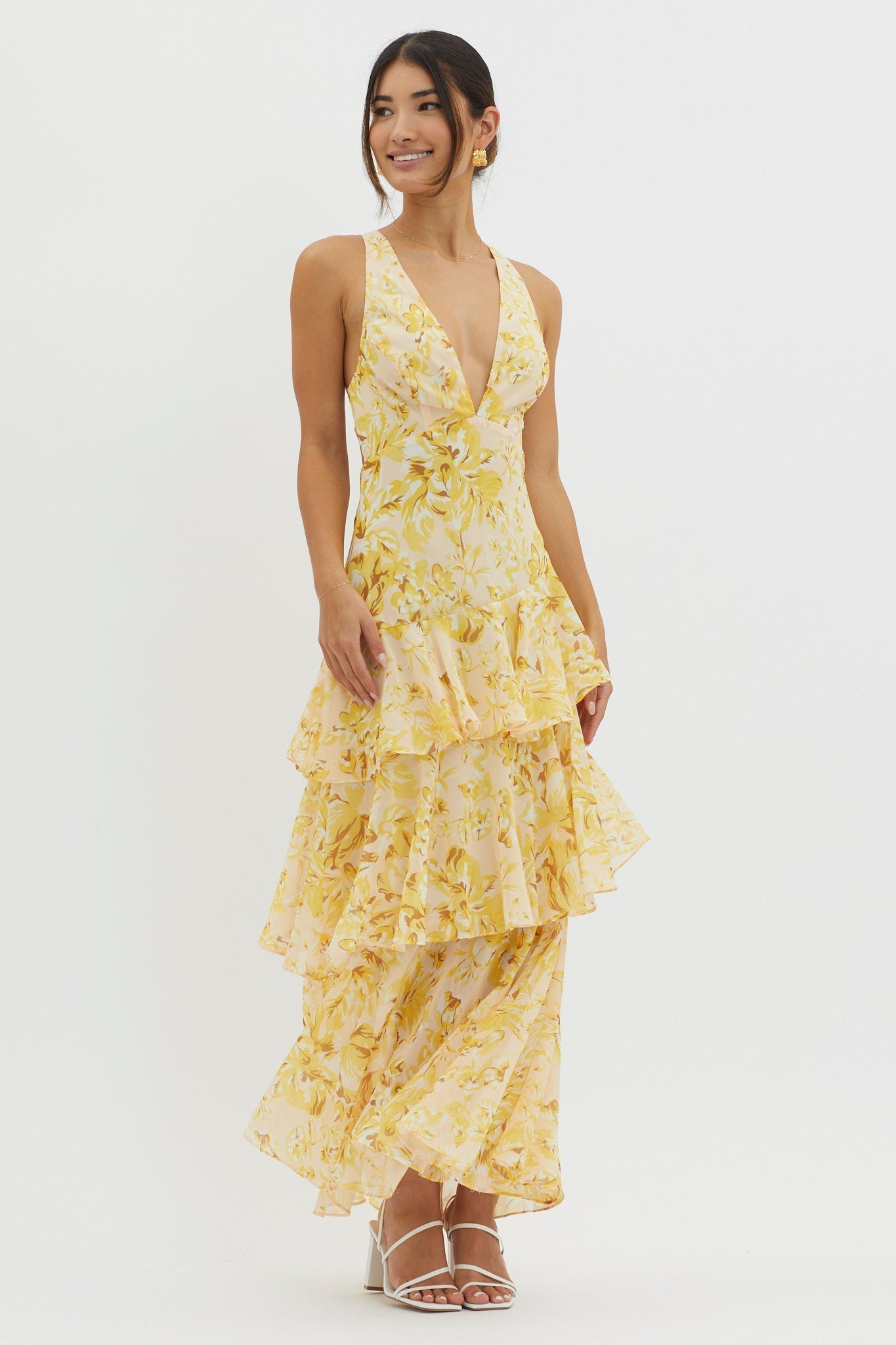 Lynne | Bloom Shift Midi Dress